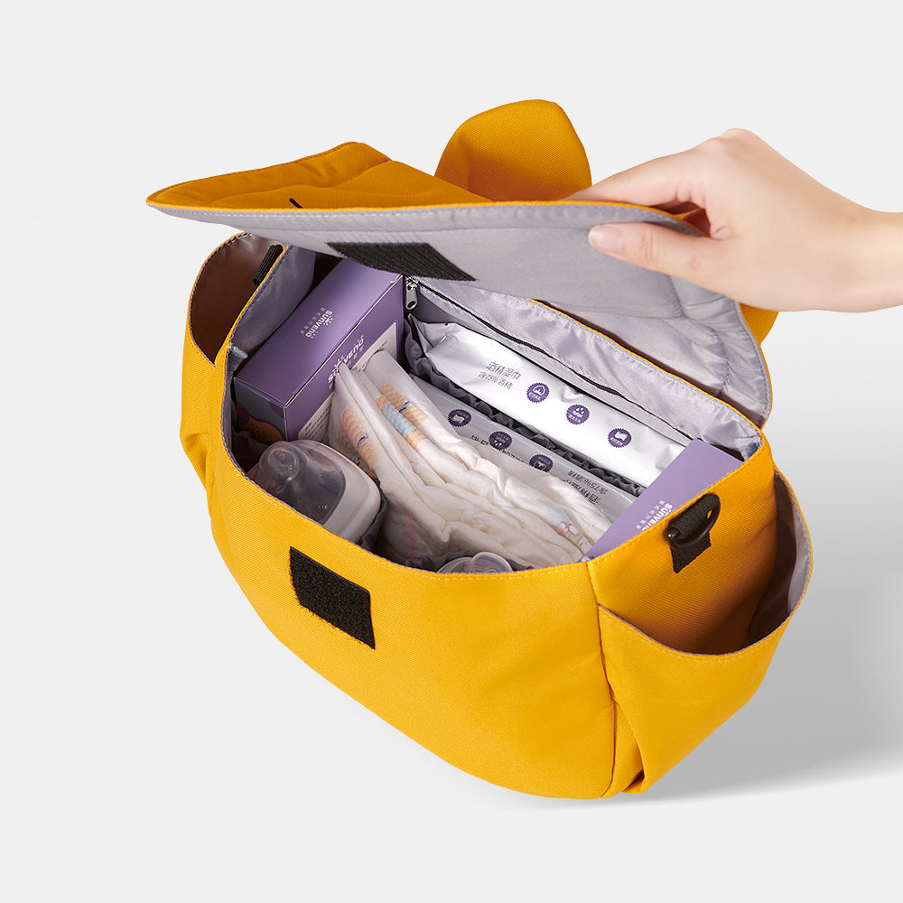 Sac Organisateur Poussette – Motif Chat | 7 Compartiments